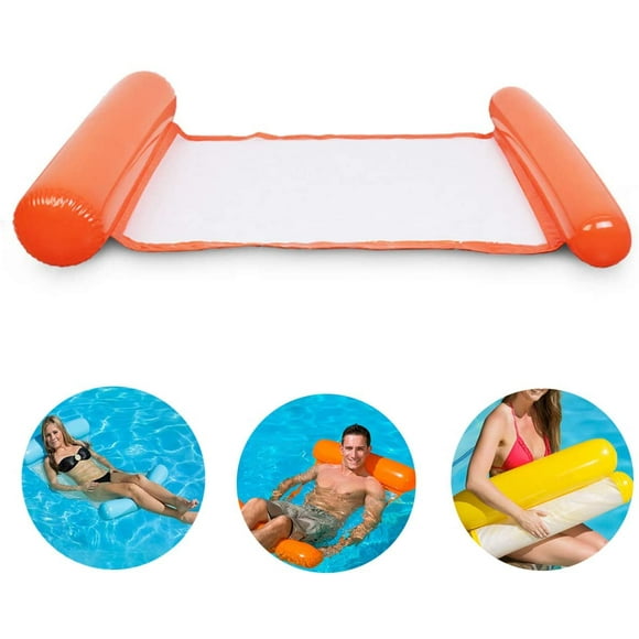 Pool Floats, Pool Noodles Floats for Adults, Floats for Swimming Pool, Inflatable 4-in-1 Lemon Pool