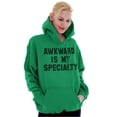 thumbnail image 3 of Awkward Specialty Funny Sarcastic Unisex Plus Fleece Graphic Hoodie Brisco Brands 4X, 3 of 5