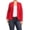 Red, variant on Women's Plus Size Casual Long Sleeves Open Front Office Work Wear Solid Blazer Jacket