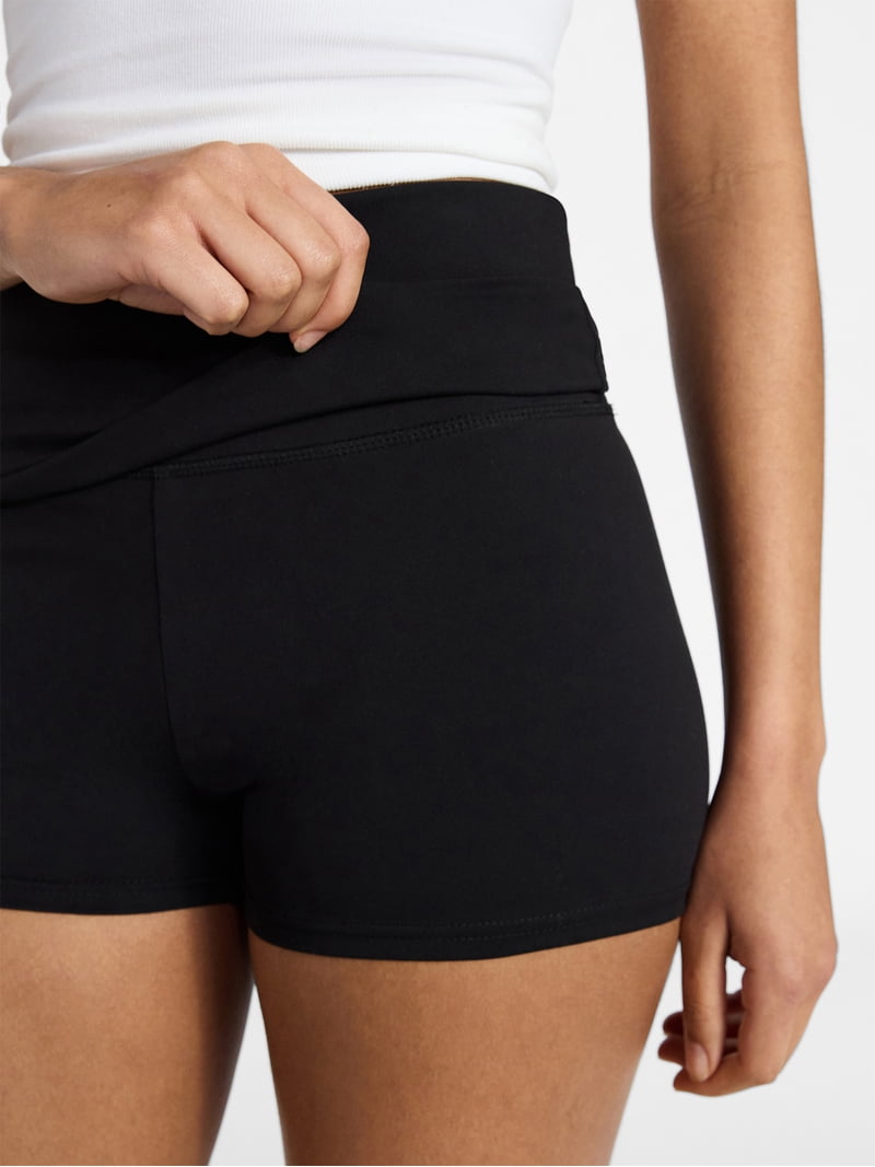 NOWOS 25SS border short pants ショートパンツ M No Boundaries Foldover Shorts, 2.25