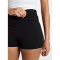 thumbnail image 4 of No Boundaries Foldover Shorts, 2.25" Inseam, Women's XXS-XXL, 4 of 5