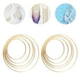 thumbnail image 3 of Shisuyan Hoops For Crafting Round Fan Frames Wood Wedding Decoration For Adults 10pcs, 3 of 8
