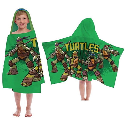 turtle hooded towel