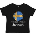 thumbnail image 3 of Inktastic I'm So Cute, I Must Be Swedish Sunflower Sweden Flag Boys or Girls Toddler T-Shirt, 3 of 5