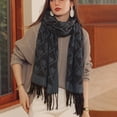thumbnail image 4 of Bufandas a cuadros de tartán para mujer invierno,Bufandas largas para mujer con flecos,Bufanda súper suave para mujer invierno, 4 of 5
