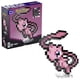 thumbnail image 1 of MEGA Pokemon Mew 434 Piece Building Set with 1 Pixelated Retro Action Figure for Wall or Table Decoration, HWR80, 1 of 5