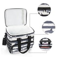thumbnail image 6 of FORMRS Insulated Cooler Bag 24 Cans Capacity Soft Leakproof Lunch Box with Side Pockets, Light Sharks, 6 of 7