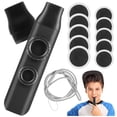 thumbnail image 1 of Instrumento musical Kazoo Doble agujeros Doble Instrumento musical con cordón de reemplazo y membranas redondas, 1 of 9