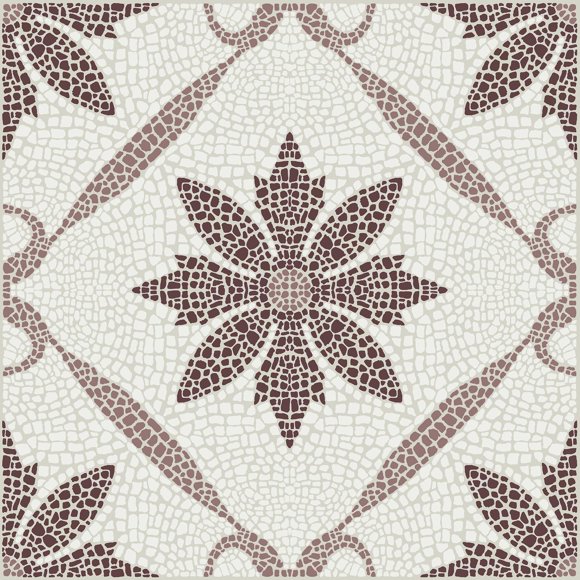 Baldosas FloorPops Jamila Burgundy Peel and Stick FP6299