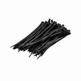 thumbnail image 3 of NavePoint 6 Inch Nylon UV Resistant Cable Wire Zip Tie 40 lbs - Black 300 Pack Lot Pcs Qty, 3 of 4