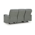 thumbnail image 5 of Signature Design by Ashley Carrigan Lane Gray Reclining Sofa, 5 of 6