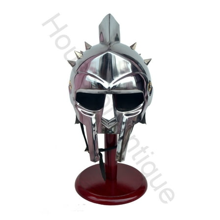Gladiator Vintage Helmet Roman Arena Knight Maximus Armor Helmet Fully Wearable.