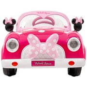 Huffy 6V Disney Minnie Mouse Convertible Ride-On Car with Remote Control, Ages 3-7, Kids, Pink