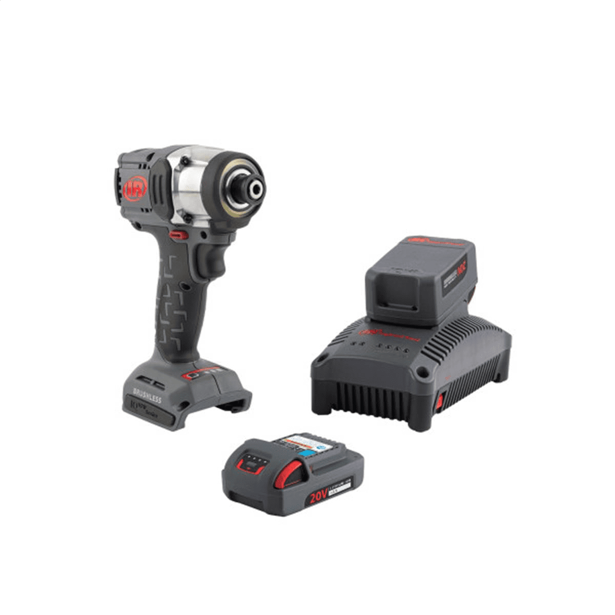 Ingersoll Rand 20v 1/4" Hex Compact Impact Driver - 2-Battery Kit