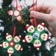 thumbnail image 4 of De 4 Uds., Cubierta Facial De Buena Suerte, Adorno Navideño De Cuarentena Para Decoración De Árbol De Navidad Vogacara HA041440-04, 4 of 6