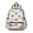 Mushroom and Character, variant on Mushroom and Frog Green Pattern Backpack for School, Cute School Bag with Adjustable Shoulder Straps and Padded Back, 13.4"x11"x4.7"