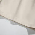 thumbnail image 6 of Men's Cotton 5/7 Inseam Shorts Casual Classic Fit Elastic Waistband Summer Twill Chino Golf Dress Short Beige, 6 of 9