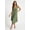 Olive Green, variant on Women's Infinity Wrap Beach Dress - Midi Length, 24 Ways to Wear, One Size