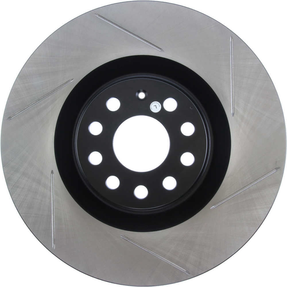 StopTech Power Slot 09 VW CC (Passat CC) / 06-09 Passat Front Left Slotted Rotor Fits select: 2008 VOLKSWAGEN R32, 2006-2008 VOLKSWAGEN PASSAT