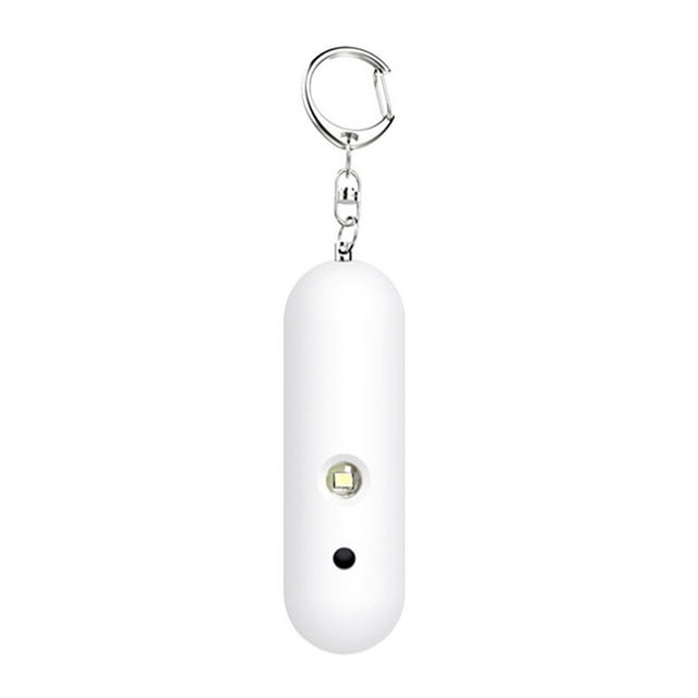 AMERTEER Safety Girl Running Jogging Hiking Survival 130dB Personal Siren Indoor Flashlight with Buckle Alarming Device