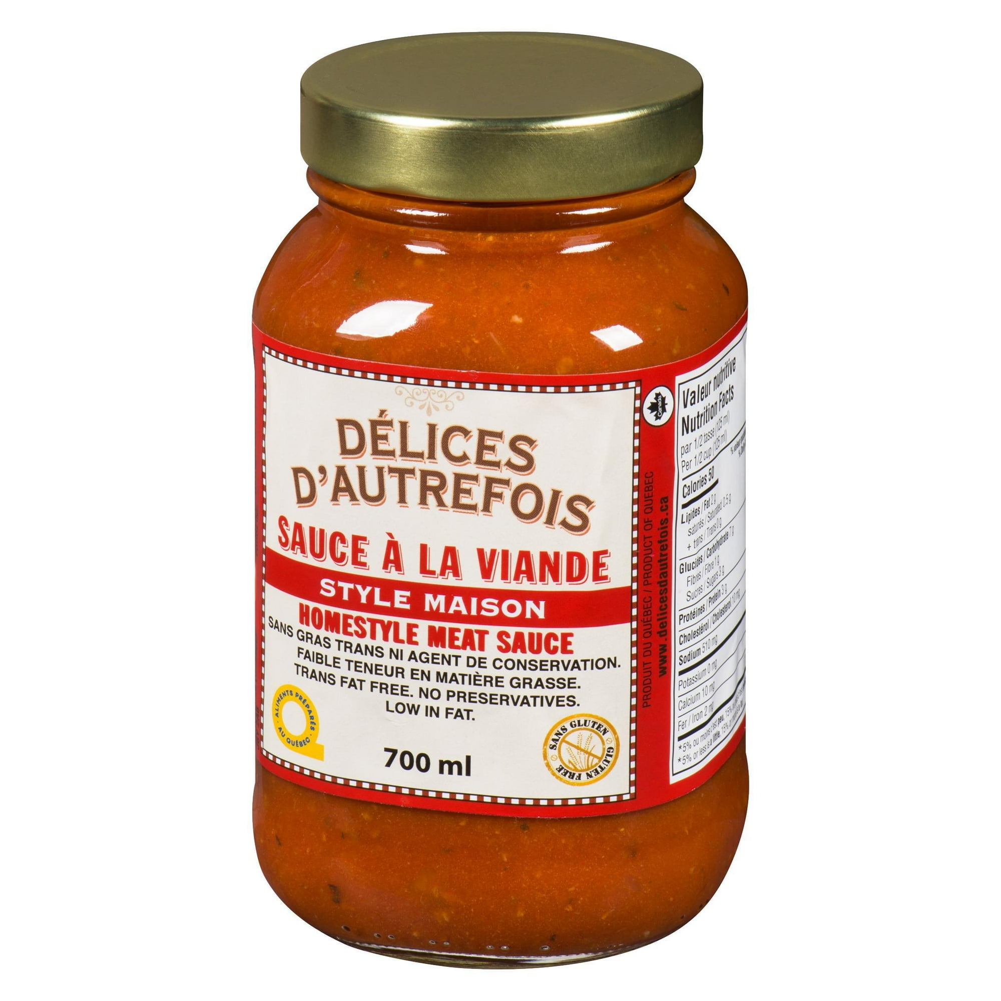 Délices d'Autrefois Homestyle Meat Sauce