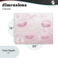 thumbnail image 4 of Stupell Industries Glam Dreamy Bows & Lips Canvas Art, 20 x 16, by Kim Allen, 4 of 8