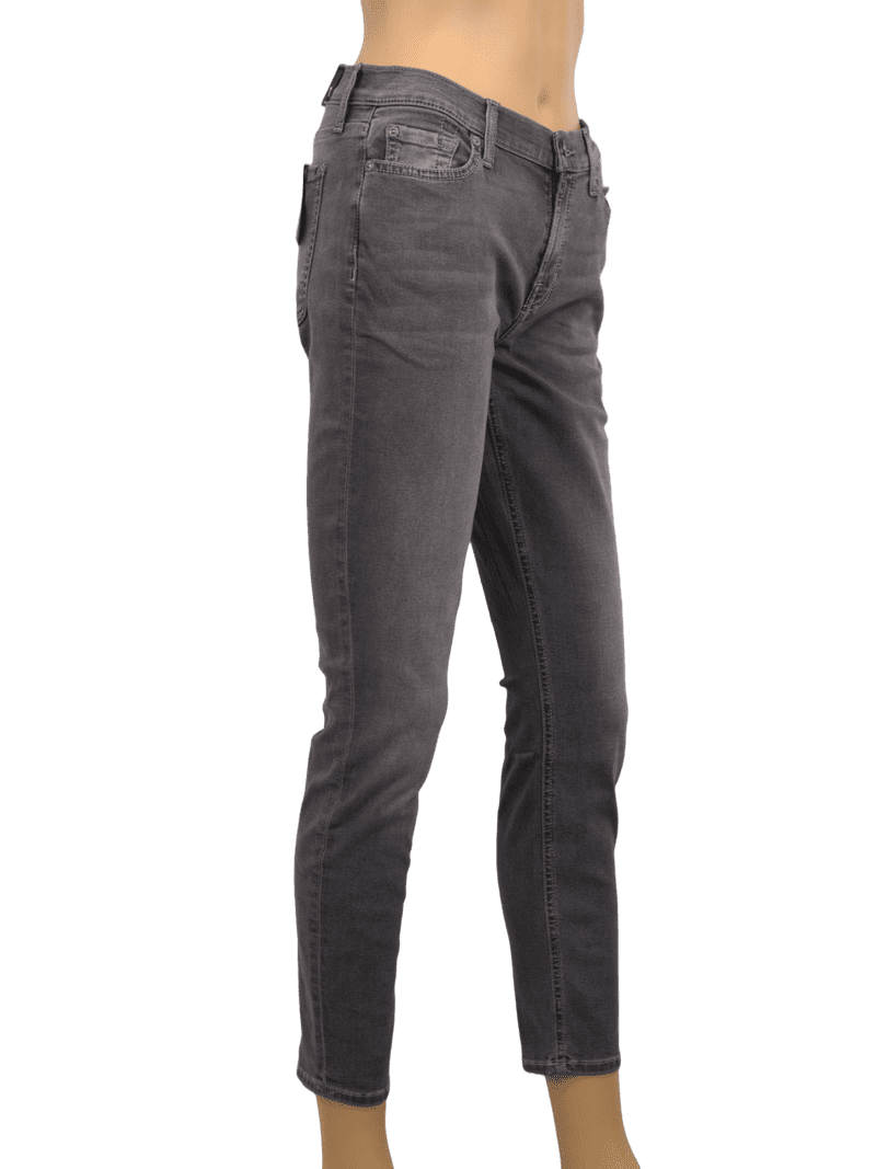 7 FOR ALL MANKIND B (Air)The Ankle Super Skinny Gray Jeans - Women 