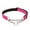 Hot Pink, variant on Nylon Reflective Dog Collar for Training and Daily Walking Comfortable Soft Pet Necklace P Chain