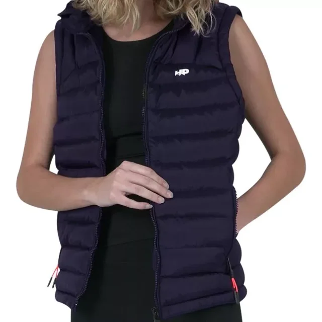 Chaleco de Dama Acolchado HikePath Impermeable Azul Oscuro Talla Extra Grande