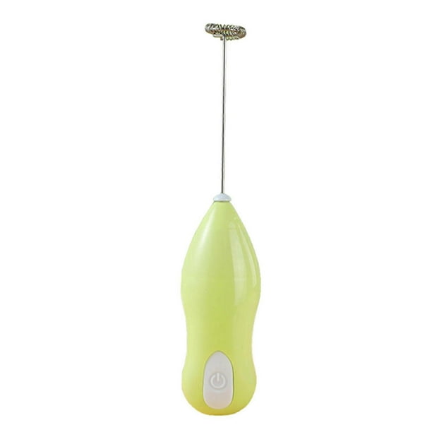 Electric Egg Beater Milk Frother Stainless Steel Head Mixer Home Bar Milk Frother for Home Kitchen Blending Tool