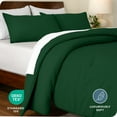 thumbnail image 4 of Bare Home Down Alternative Comforter Set - 2-Pieces - All Seasons - Twin/Twin-XL, Forest Green, 4 of 6