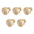 thumbnail image 5 of Uxcell 10/24 UNC 0.4mm Orifice Dia Brass Misting Nozzle 5 Pack, 5 of 5