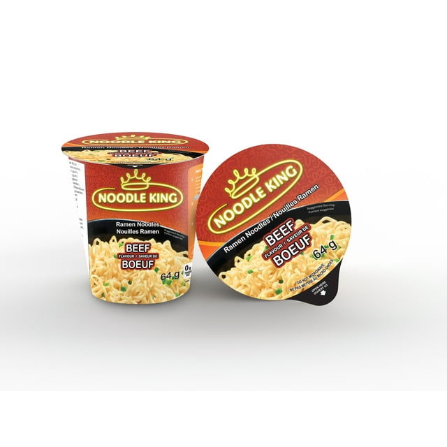Beef Flavor Ramen Noodles in a Cup