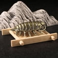 thumbnail image 3 of Misright Brasses Giants Isopod Figurine Multifunctional Antique Ornament for Home Office, 3 of 8