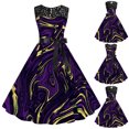 thumbnail image 1 of WILLBEST Vestidos Casuales para Mujer Fiesta Vestido de Fiesta de Graduación de Encaje Estilo Rockabilly Vintage de Los Años 50 para Mujer Grande​​, 1 of 3