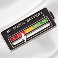 thumbnail image 3 of Pin social batería emocional solapa para todas las ocasiones (Display Power-), 3 of 6