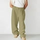 thumbnail image 1 of Pantalones largos para hombre, lisos, informales, con múltiples bolsillos y botones, para exteriores, rectos, para fitness, cargo, poliéster, 1 of 6