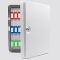 thumbnail image 1 of Hytrove Key Locker Box Wall Mount Key Cabinet with Simple Design Steel White 1Pack, 1 of 8