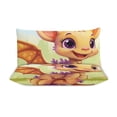 thumbnail image 4 of 3PCS Cute Dragon Baby Duvet Cover Set Twin, 1 Duvet Cover And 2 Pillowcase, Duvet Cover for Kids Girls Boys And Teens, 4 of 6