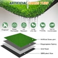 thumbnail image 4 of Artificial Turf 7x15FT Turf Grass with Drainage Holes Realistic Synthetic Fake Grass Lawn Indoor Outdoor Landscape for Garden, Backyard, Patio, Grass Rug for Dog Pets Mat Custom Size, 4 of 7