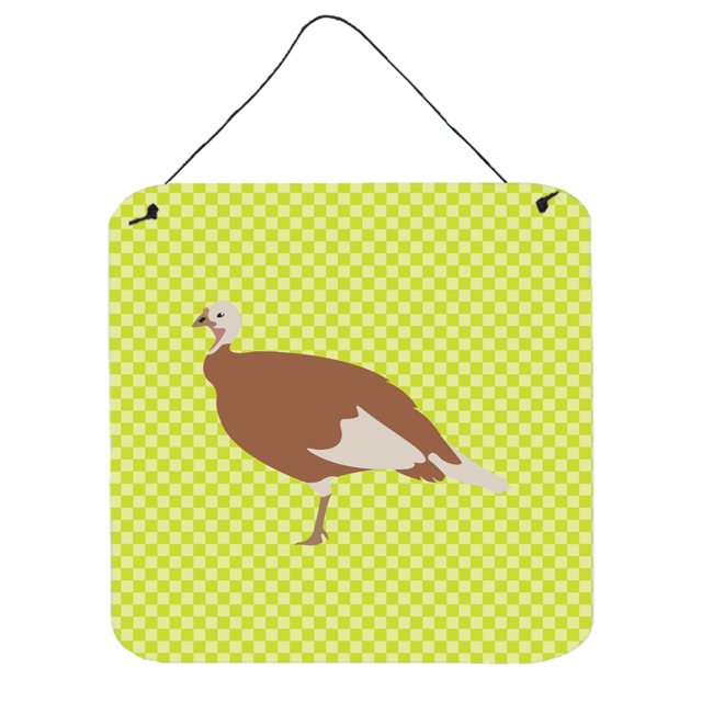 "Treasures Green Jersey Buff Turkey Hen Metal Print, 6"" H x 6"" W" Caroline's Treasures BB7810DS66
