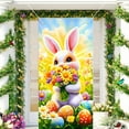 thumbnail image 4 of Dadiaei Easter Bunny Decor, Easter Table Centerpiece, Spring Home Decor, Bunny with Bouquet and Eggs, Easter Lilies Arrangement, Perfect for Easter Party and Spring Celebration, 4 of 6