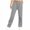 Gray, variant on UAMVSH Work Pants for Women Casual Straight Leg Hiking Athletic Pants with Pockets Lightweight Stretch Button Dress Sweatpants(X-Large,White)
