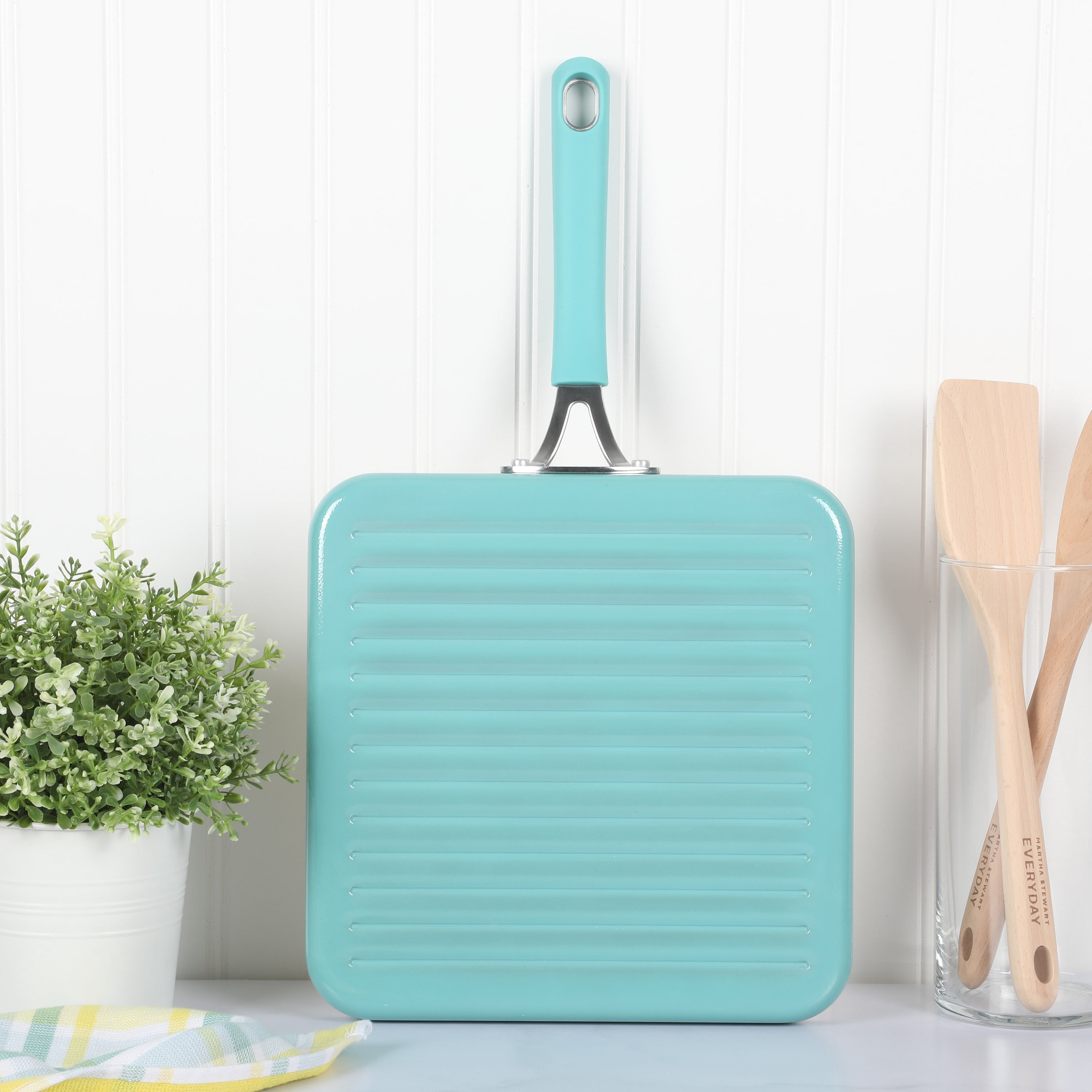 Martha Stewart GRIDDLE TEAL
