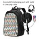 thumbnail image 2 of Easygdp Train Mochila para Laptop de Viaje con Puerto USB, Mochila para Laptop con Puerto de Carga USB para Mujeres y Hombres, 2 of 7