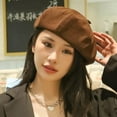 thumbnail image 3 of SikaFu Autumn And Winter Retro Cute Beret Female High -Level Sense Casual Cloud Hood Sweet Beret Painter Hat, 3 of 4