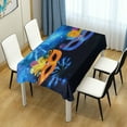 thumbnail image 7 of GZHJMY Mardi Gras Rectangle Tablecloth, Waterproof Stain Wrinkle Resistant Washable Polyester Table Cover for Picnic Dinner Holiday Kitchen Party Decor, 60 x 90 in Home Decor, 7 of 7