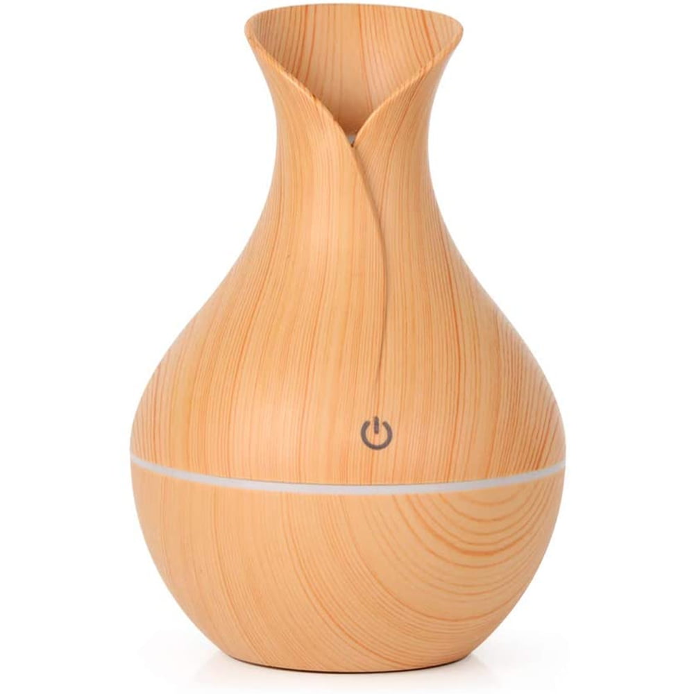Portable Small Humidifier Cool Mist Air Plant Petal Humidifiers Personal Desktop Usb With Essential Oil Diffuser Ultra-Quiet Humidifier For Bedroom Home Baby Office Travel Car(130Ml)