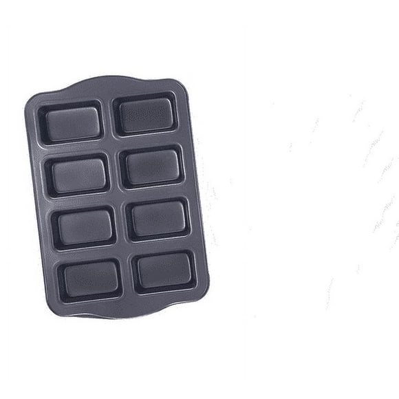 Non-Stick 8-Well Mini Loaf Baking Pan for Uniform Breads, Meat Loaves, and Meal Prep