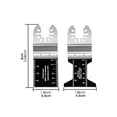 thumbnail image 2 of 2pcs Universal Oscillating High Carbon Steel Tool Multitool Saw Metal Sheet Power Tool Accessory Dual Metal, 2 of 7